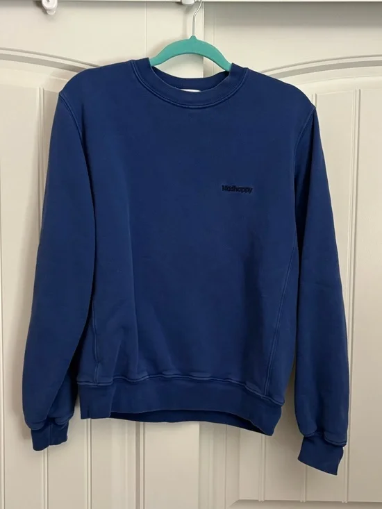 MadHappy Blue Cotton sweatsuit lounge set 100% cotton size XS - Picture 2 of 9